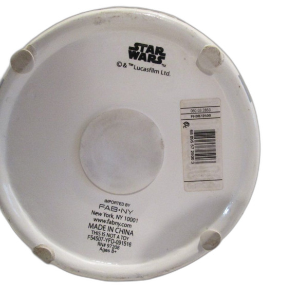 Star Wars BB-8 Droid Ceramic Coin Piggy Bank by FAB NY 8'' Lucas Film - Picture 5 of 5